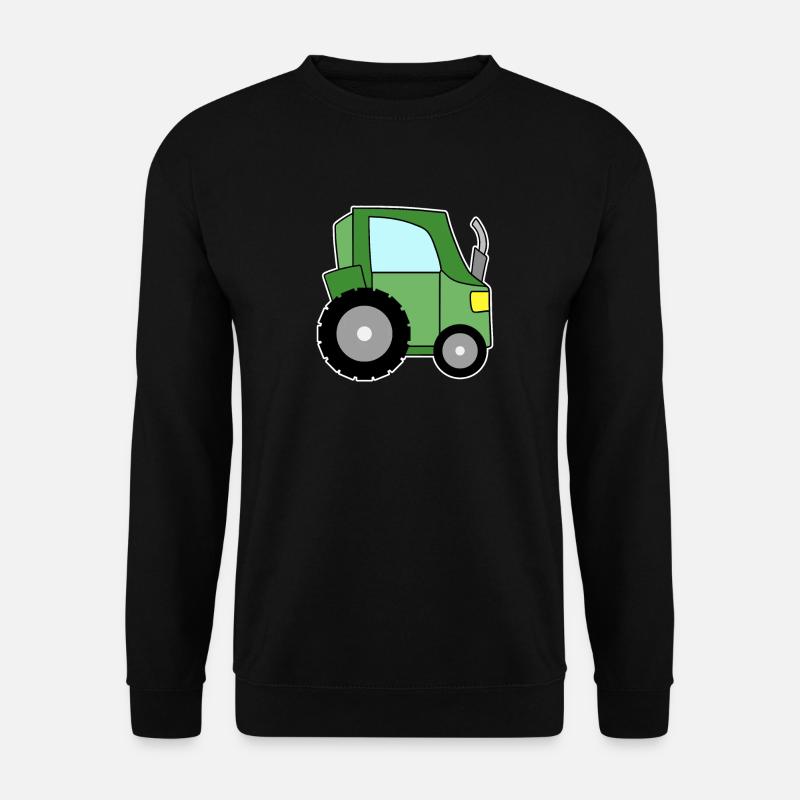 Tractor green - Unisex Sweatshirt - black