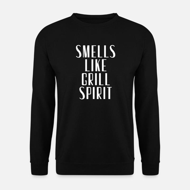 Smells like grill spirit - Unisex Pullover - Schwarz