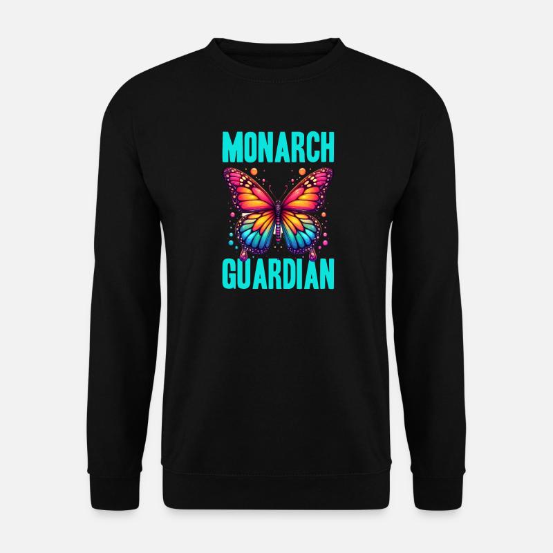 Monarch Guardian Butterfly - Unisex Pullover - Schwarz