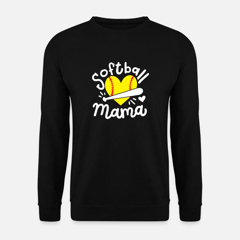 Softball Mama - Unisex Pullover - Schwarz