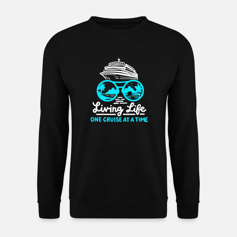 Kreuzfahrtschiff Kreuzfahrt - Unisex Pullover - Schwarz