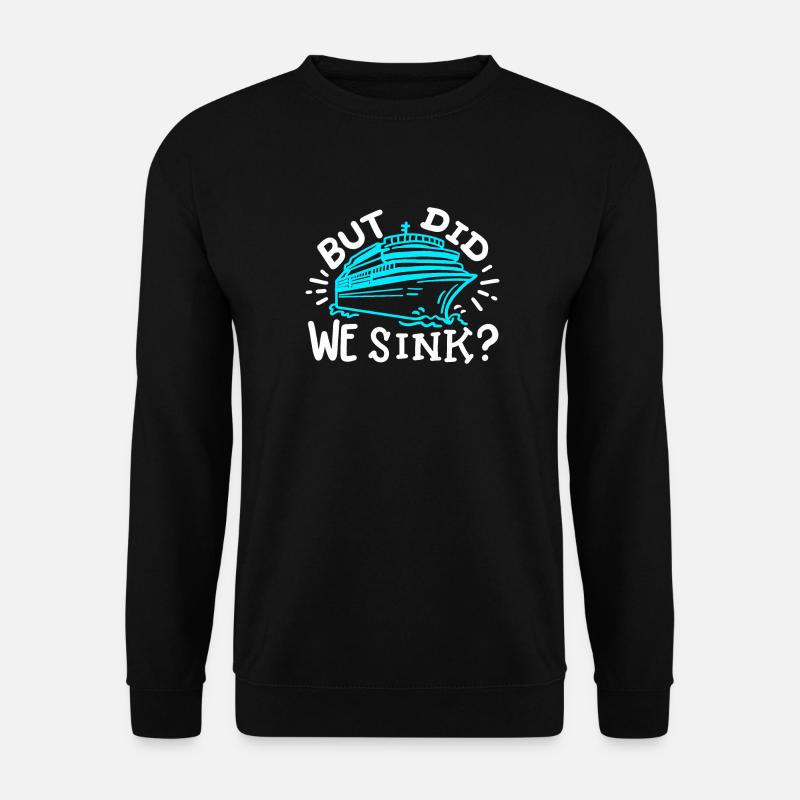 Kreuzfahrtschiff Kreuzfahrt - Unisex Pullover - Schwarz