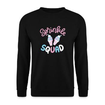 Eiscreme - Unisex Pullover - Schwarz - Vorne - Alina (178cm) & Michal (187cm)