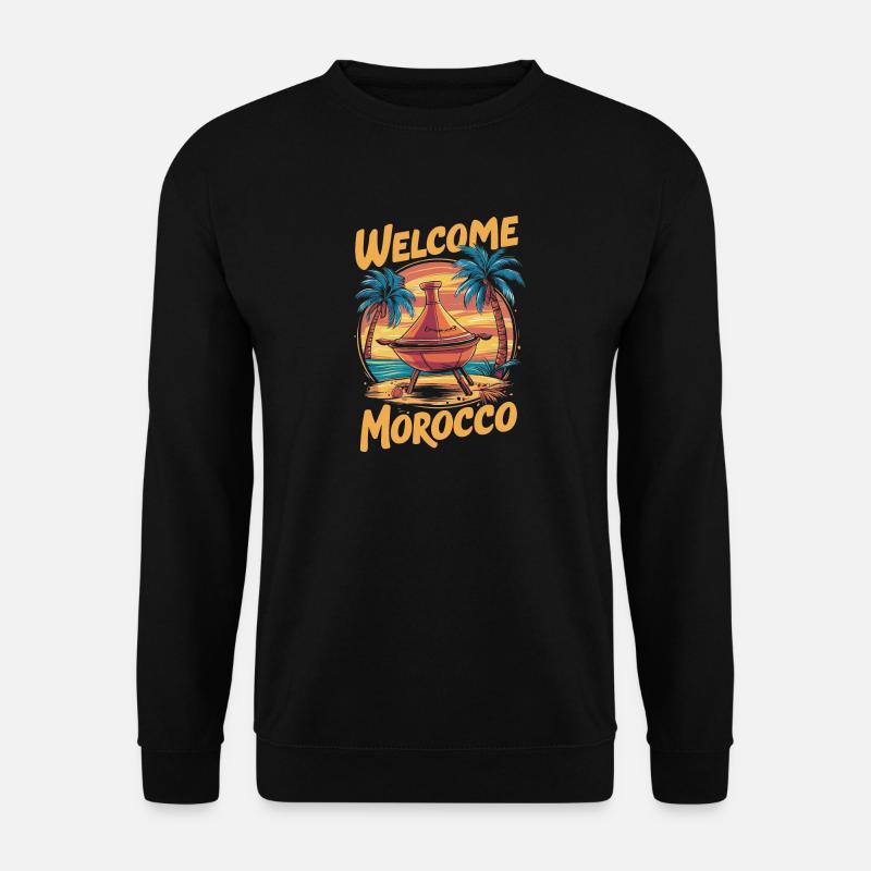 Welcome to Morocco Dreamfire - Unisex Sweatshirt - black