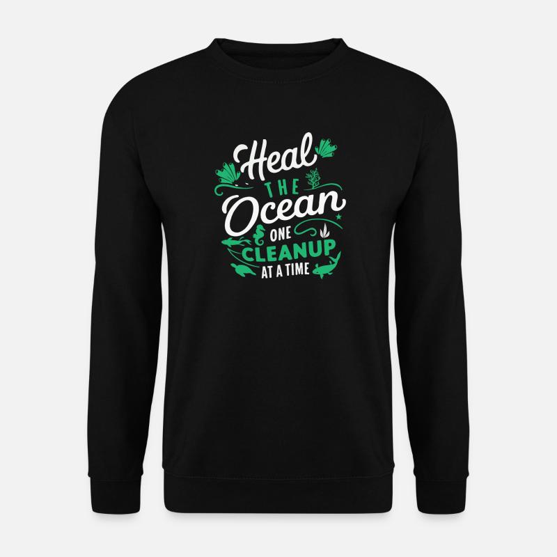 Ocean Save Purification Step - Unisex Sweatshirt - black