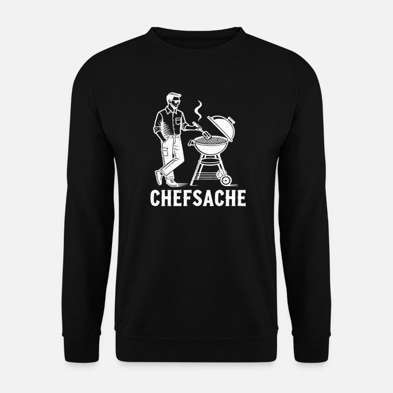 Grillen - Unisex Pullover - Schwarz