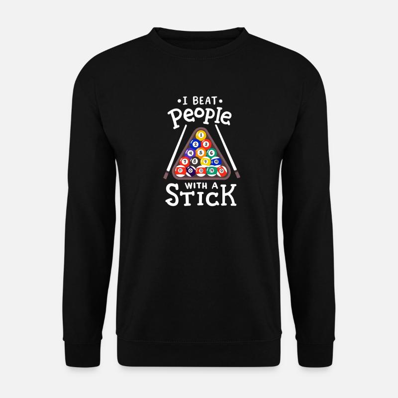 Billard Poolspieler - Unisex Pullover - Schwarz