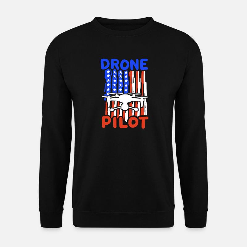 Drohnenpilot Drohne - Unisex Pullover - Schwarz