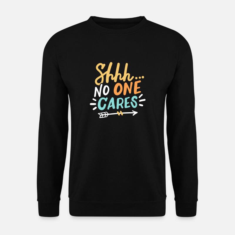 Sarkastischer Humor Sarkasmus - Unisex Pullover - Schwarz
