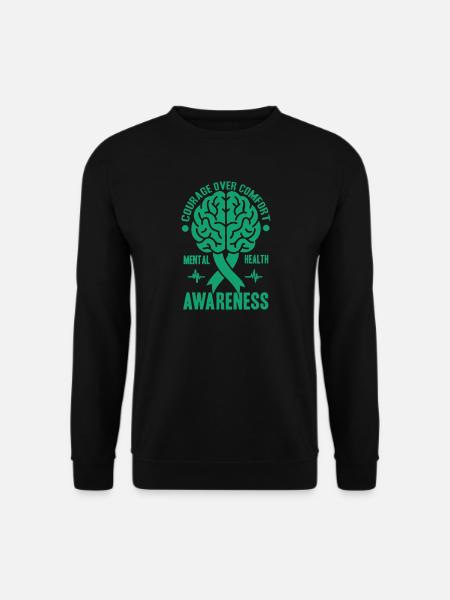 Depression Help - Mental Breakdown - Unisex Sweatshirt - black