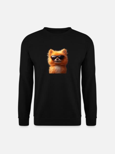 Pomeranian Pomeranian Pom Sweet German Spitz - Unisex Sweatshirt - black