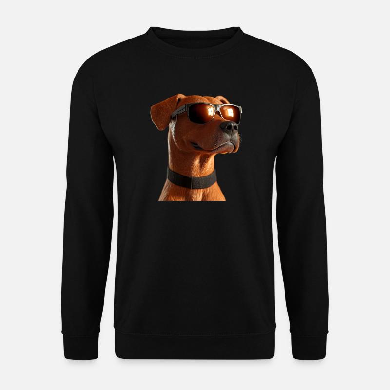 Rhodesian Ridgeback Jagdhund Hunde Stolz Ridgeback - Unisex Pullover - Schwarz