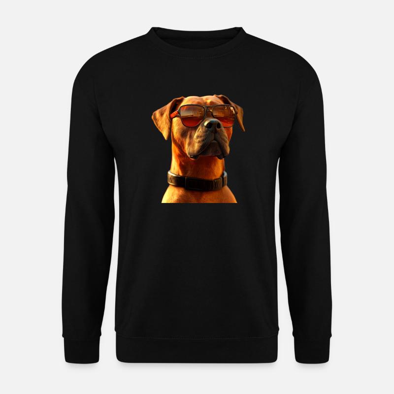 Rhodesian Ridgeback Jagdhund Hunde Stolz Ridgeback - Unisex Pullover - Schwarz