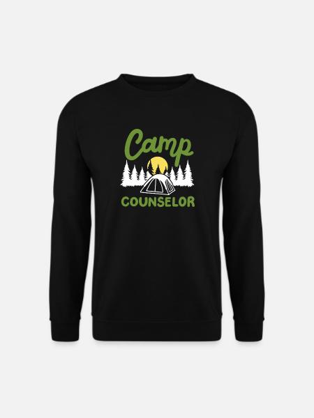 Camping Camp-Betreuer - Unisex Pullover - Schwarz