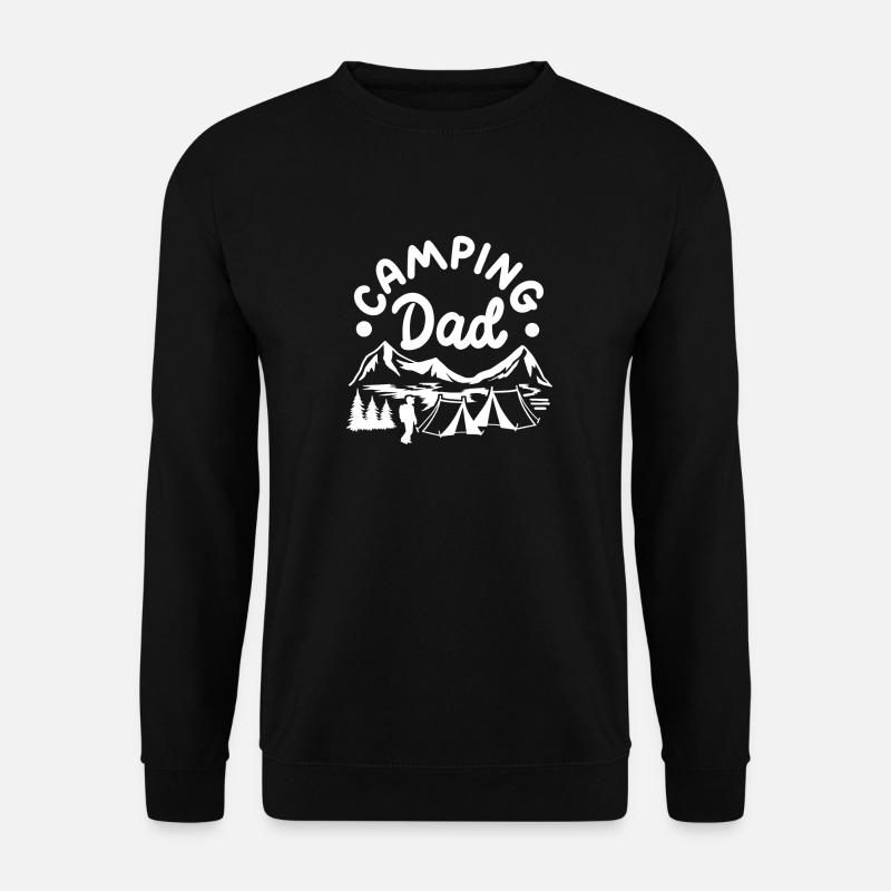 Camping Papa Camper - Unisex Pullover - Schwarz