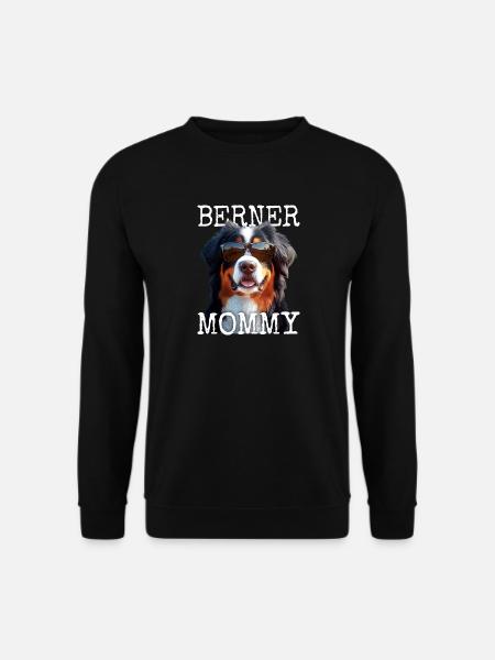 Berner Sennenhund Mom Mama Muttertag Berner Mommy - Unisex Pullover - Schwarz