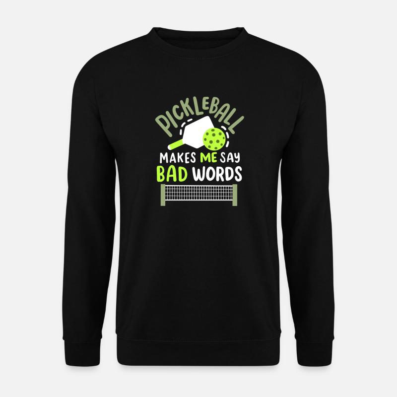 Pickleball-Spieler Paddleball - Unisex Pullover - Schwarz