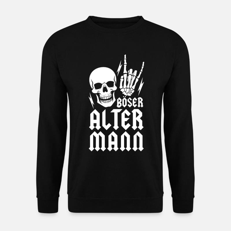 Böser alter Mann - Unisex Pullover - Schwarz