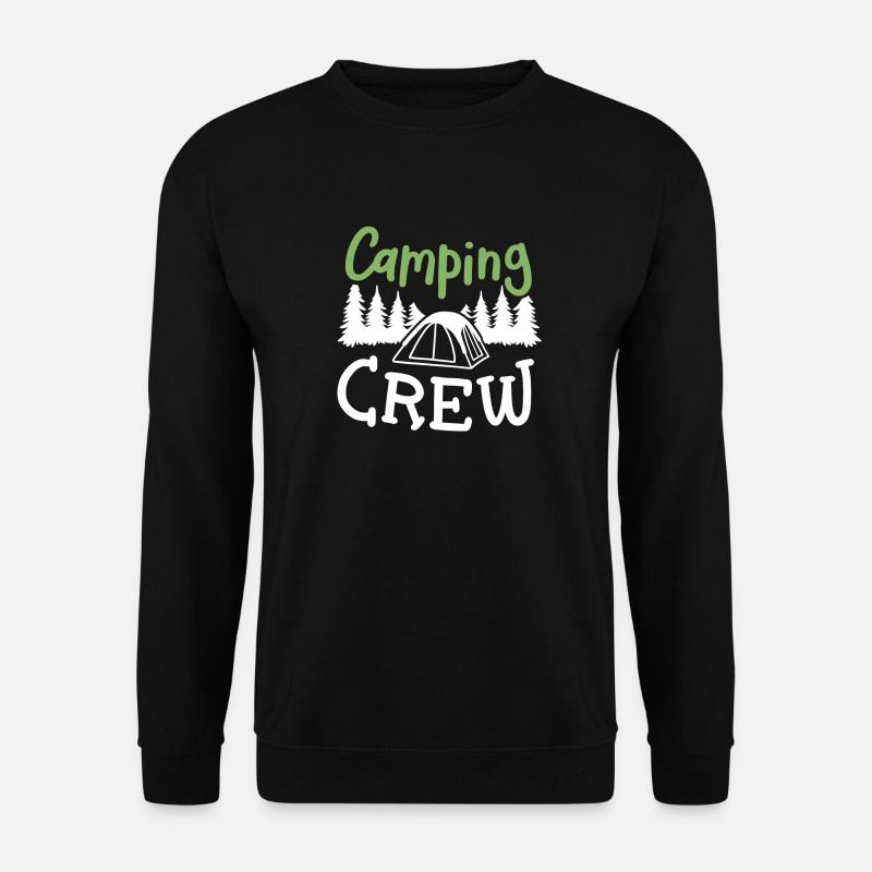 Camping Crew Camper - Unisex Pullover - Schwarz