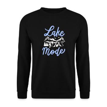 See Camping - Unisex Pullover - Schwarz - Vorne - Alina (178cm) & Michal (187cm)