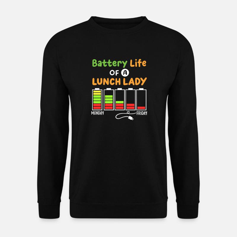 Mitarbeiterin der Schulcafeteria - Unisex Pullover - Schwarz