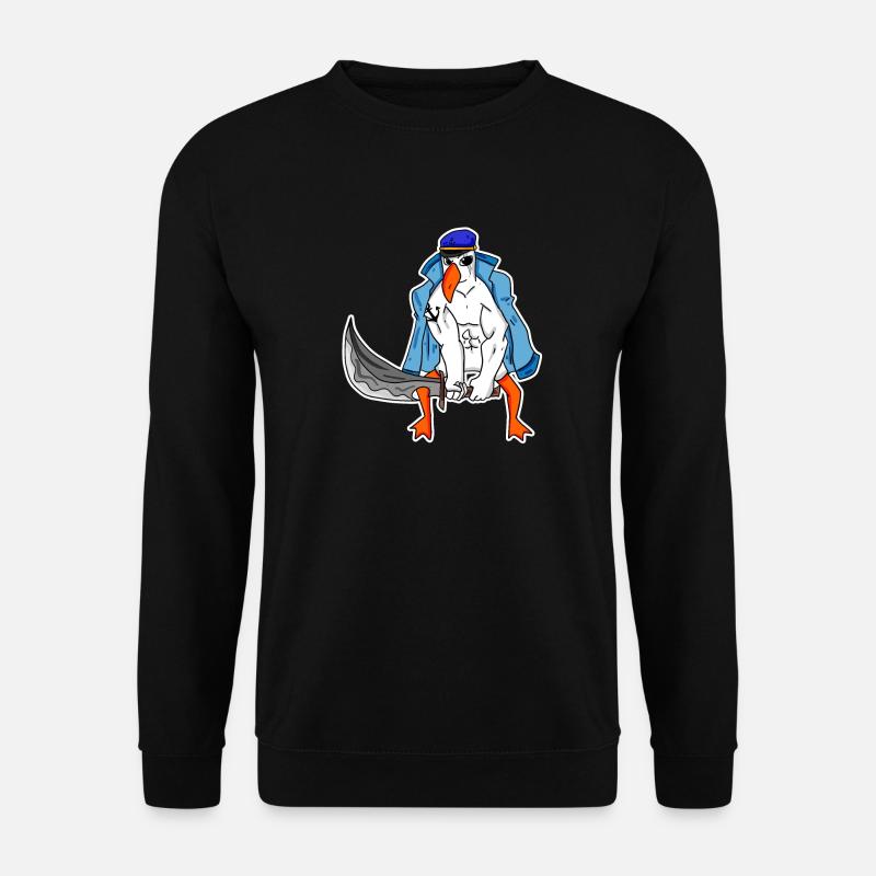 Muscles de la mouette - Sweat-shirt Unisexe - noir