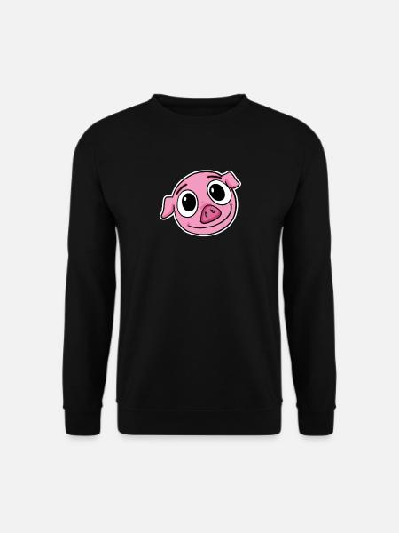 Tête de cochon - Sweat-shirt Unisexe - noir