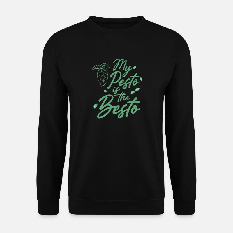 Pesto ist das Beste - Unisex Pullover - Schwarz