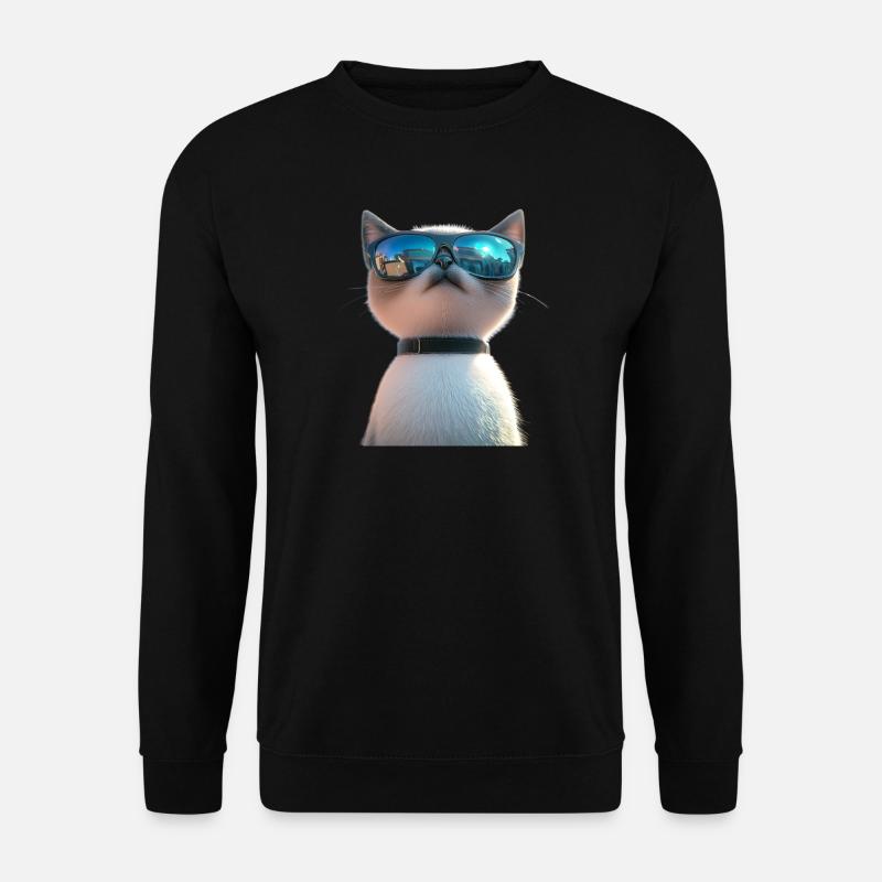 Birma Katze Heilige Birmakatze Süße Birma Katzen - Unisex Pullover - Schwarz