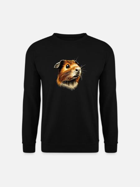 Marsvin-gnagere Capybara Søt gnager - Genser unisex - svart