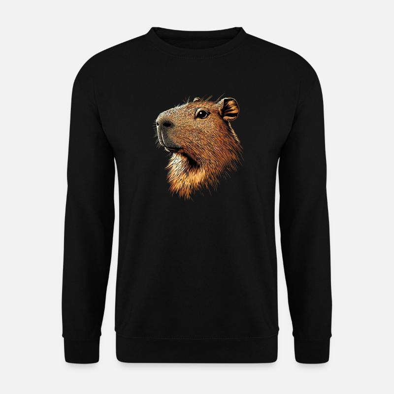Capybara Be Capy Capybara Funny Capybara - Unisex Sweatshirt - black