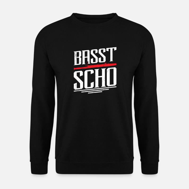 Fagott Basst Scho für Musikliebhaber - Unisex Pullover - Schwarz
