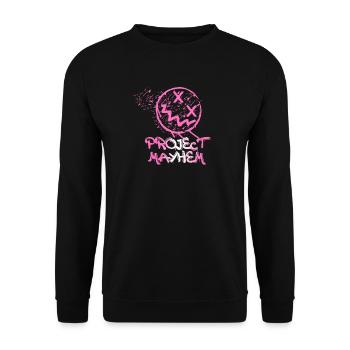 Project Mayhem - Unisex Sweatshirt - black - Front - Alina (178cm) & Michal (187cm)