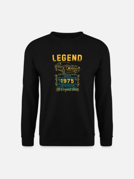 Legend made in 1975 - Unisex Sweatshirt - black