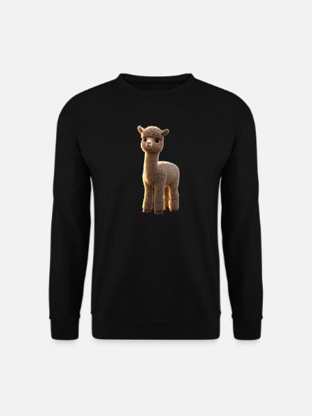 Alpaka Süßes Lama Farm Life Is Better With Alpakas - Unisex Pullover - Schwarz