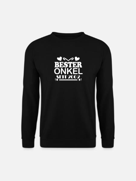 Bester Onkel seit 2002 - Unisex Pullover - Schwarz