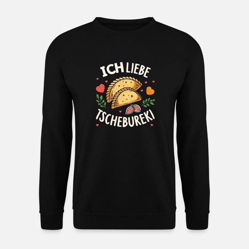 Ich liebe Tschebureki - Unisex Pullover - Schwarz