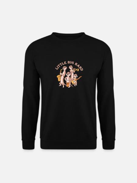 Erdmännchen Little Big Band - Unisex Pullover - Schwarz