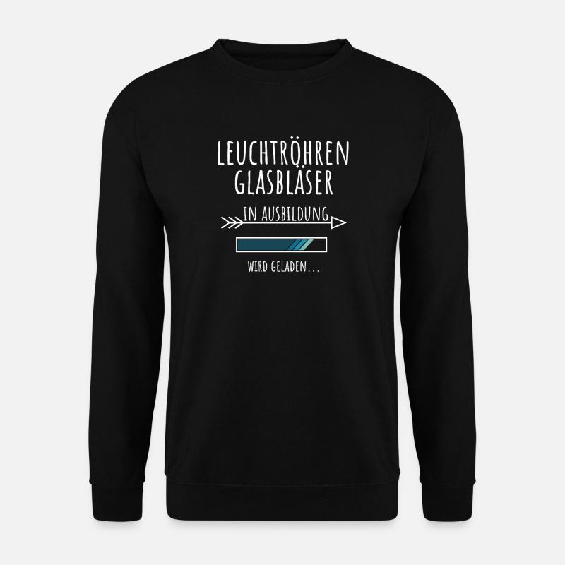 Leuchtröhrenglasbläser Ausbildung Beruf Geschenk - Unisex Pullover - Schwarz