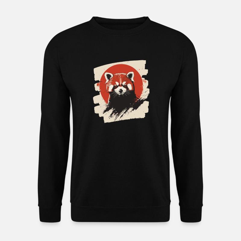 Red panda - Unisex Sweatshirt - black