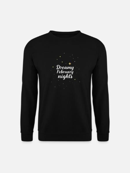 Traumhafte Februarnächte - Unisex Pullover - Schwarz