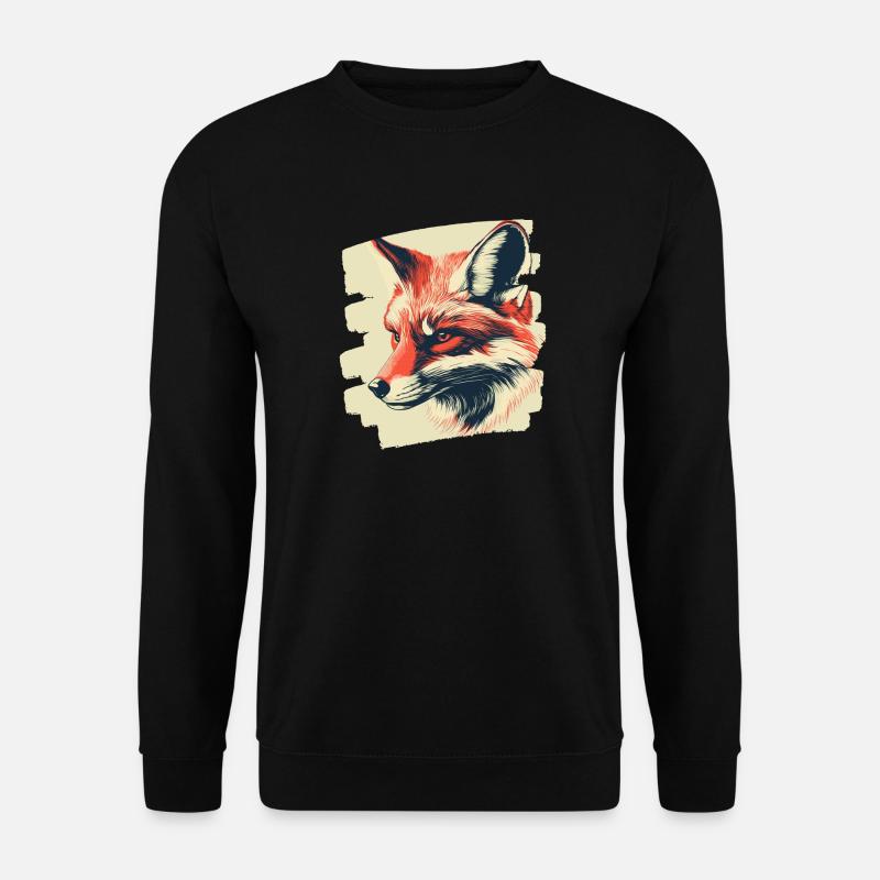 Fox - Unisex Sweatshirt - black