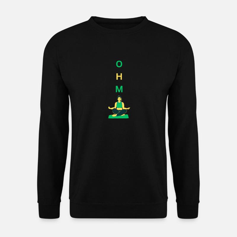 Yoga OHM - Unisex Pullover - Schwarz