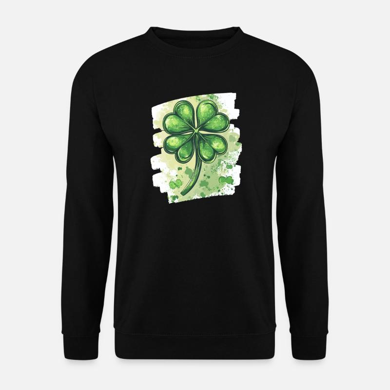 Trèfle de la Saint-Patrick - Sweat-shirt Unisexe - noir
