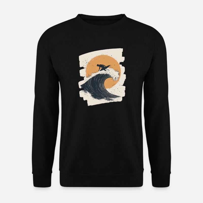 Surfer - Unisex Pullover - Schwarz