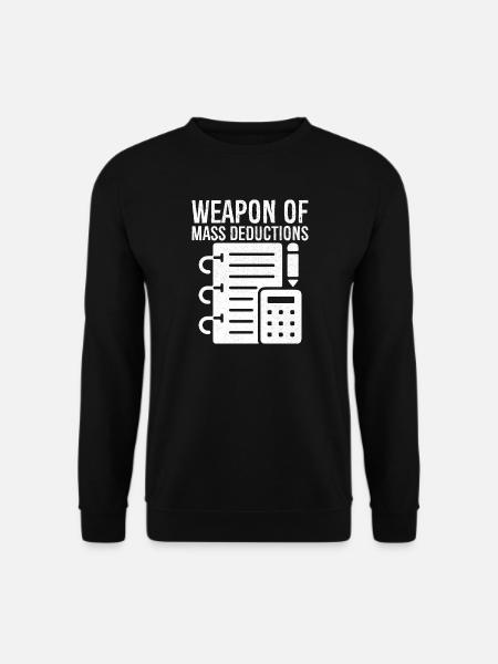 weapon of mass deductions calculator - Unisex Sweatshirt - black