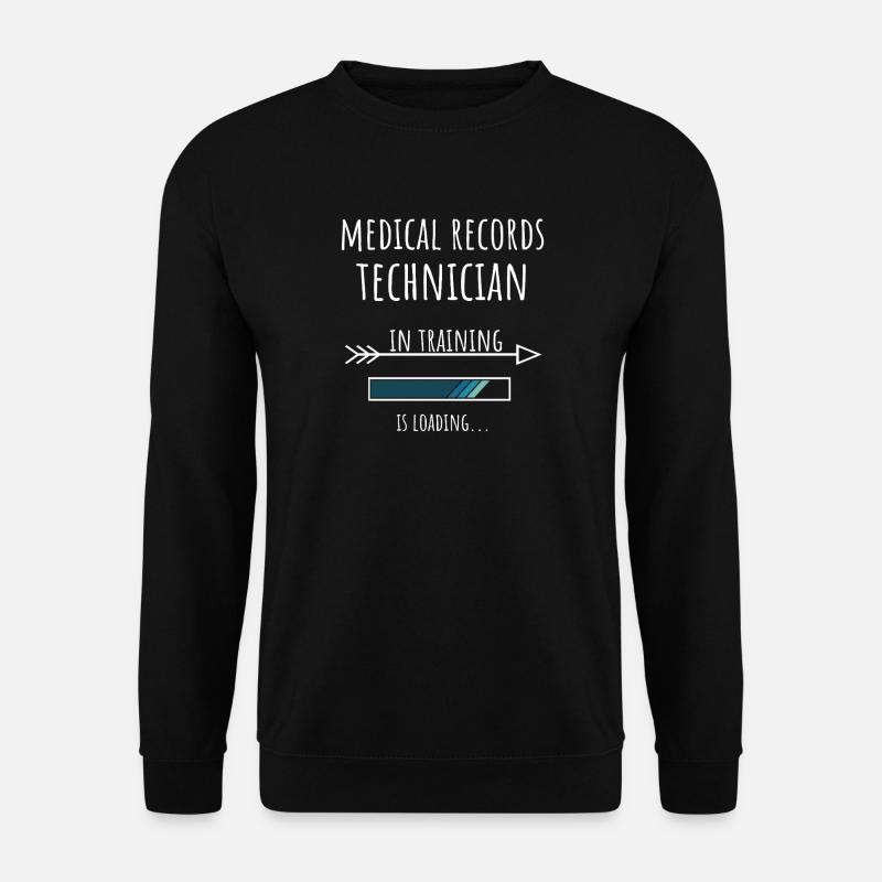 Medical Records Technician in Ausbildung Beruf - Unisex Pullover - Schwarz