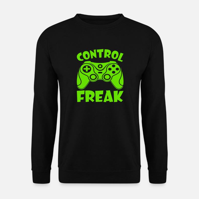 Gaming "Control Freak" – Funny Gift - Unisex Sweatshirt - black