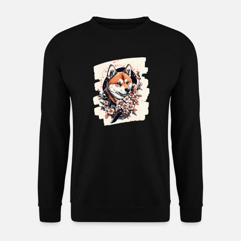 Shiba Inu - Unisex Pullover - Schwarz