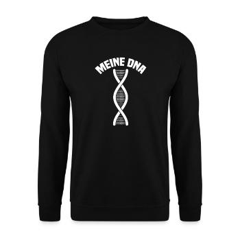 Meine DNA Oboe für Oboist und Oboistin - Unisex Pullover - Schwarz - Vorne - Alina (178cm) & Michal (187cm)